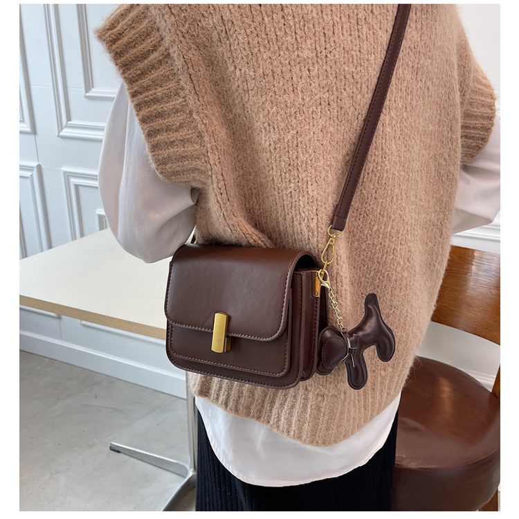 Túi Đeo Chéo Vuông Nhỏ Xinh HE189 Thời Trang Cho Bạn Gái