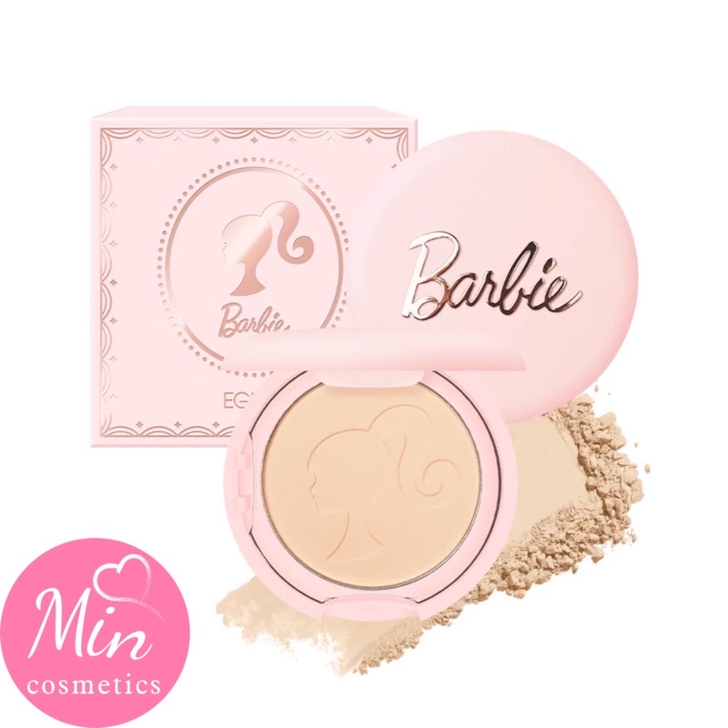 [Chuẩn Auth]Phấn phủ Eglips x Barbie Blur Powder Pact dạng nén kiềm dầu, che phủ tốt