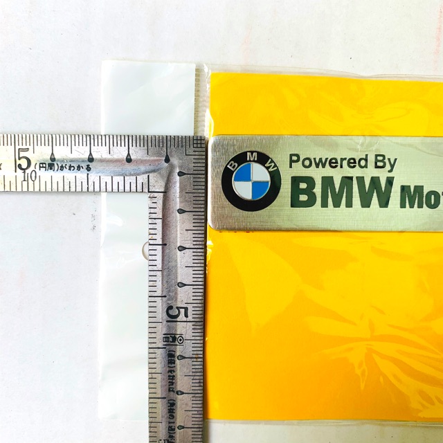 Tem Nhôm Dán Pô Powered By BMW Motorsport