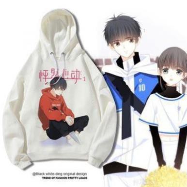 ( SALE SỐC ) Áo Hoodie Truyện Tranh Manhua Con Tim Rung Động