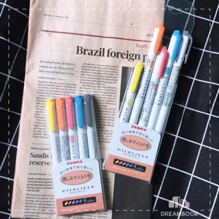 BỘ BÚT MÀU HIGHLIGHT MILDLINER