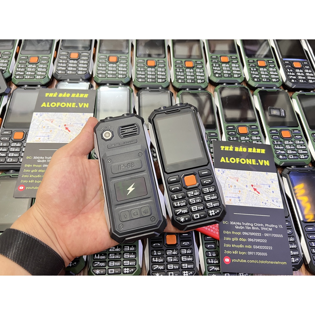 Điện Thoại Land Rover A6 Pin khủng 6800 mah nghe gọi 3-7 ngày màn hình rộng 2.6 in