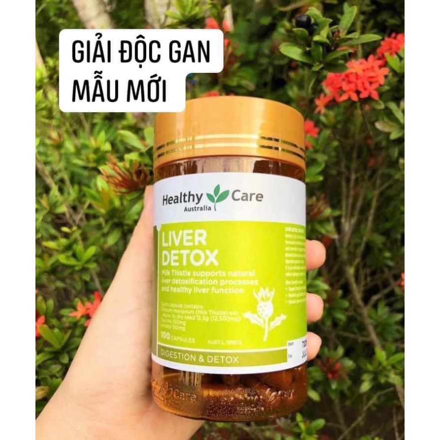 THẢI ĐỘC GAN HEALTHY CARE LIVER DETOX 100 VIÊN