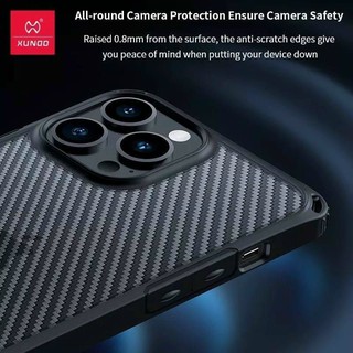 Ốp lưng chống sốc xundd iphone 11 / 11 pro / max, viền tpu, chống sốc, mặt lưng vân carbon trong