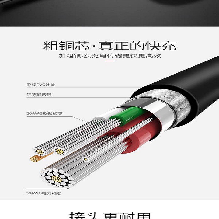 ✔️nowship mới✔Dây cáp sạc nhanh HoCo X20 dài 3m đầu ra TyPe C dùng cho sam sung ,oppo,huawei, Xiaomi