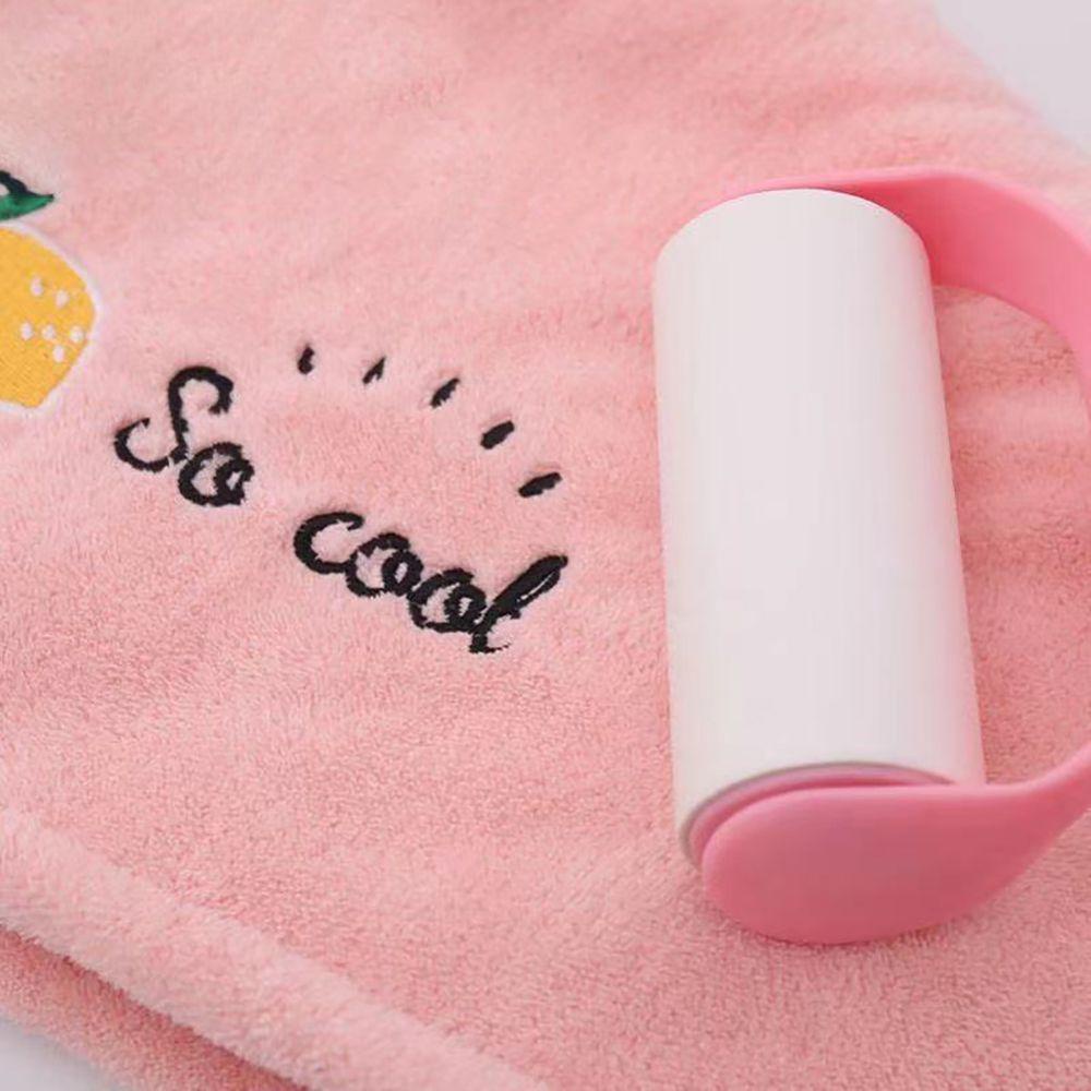 JANE Mũ Trùm Đầu Làm Khô Tóc Chất Liệu Microfiber Lông Cừu San Hô Họa Tiết Hoạt Hình Cho Nữ