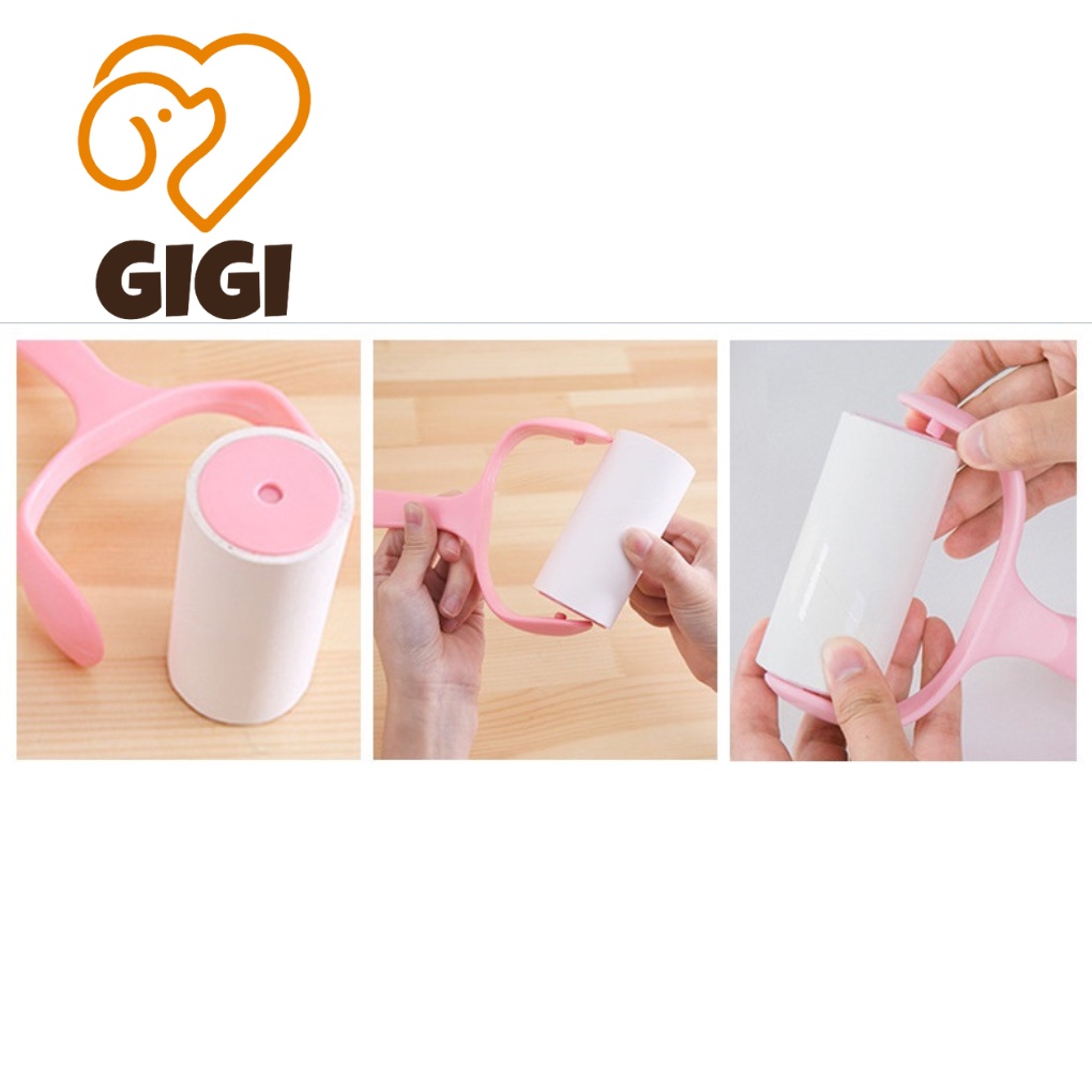 Cây lăn bụi giường, chăn màn, quần áo, lông thú cưng, có lõi thay thế phụ kiện chó mèo - GiGi Pet Shop
