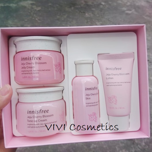 TÁCH SET BỘ DƯỠNG SÁNG DA Innisfree Cherry Blossom