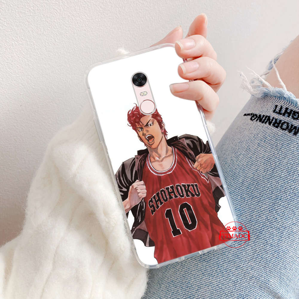 Huawei Y6 2018 Y6P Y7 2019 Y7A Y9 Prime 2019 Nova 2i 3i 5t TPU transparent Soft Case 52GBY sakuragi hanamichi slam dunk