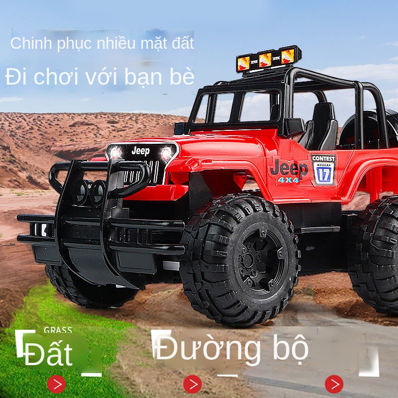 NĐồ chơi xe địa hình điều khiển từ xa cho trẻ em không dây tốc độ cao drift 4 chiều mô cậu bé quà tặng