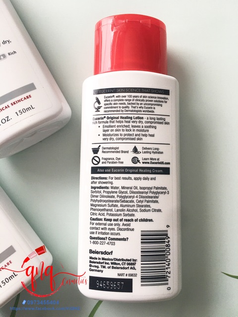 Dưỡng thể dành cho da khô, nứt nẻ Eucerin Intensive Repair (150ml) - Mexico | BigBuy360 - bigbuy360.vn