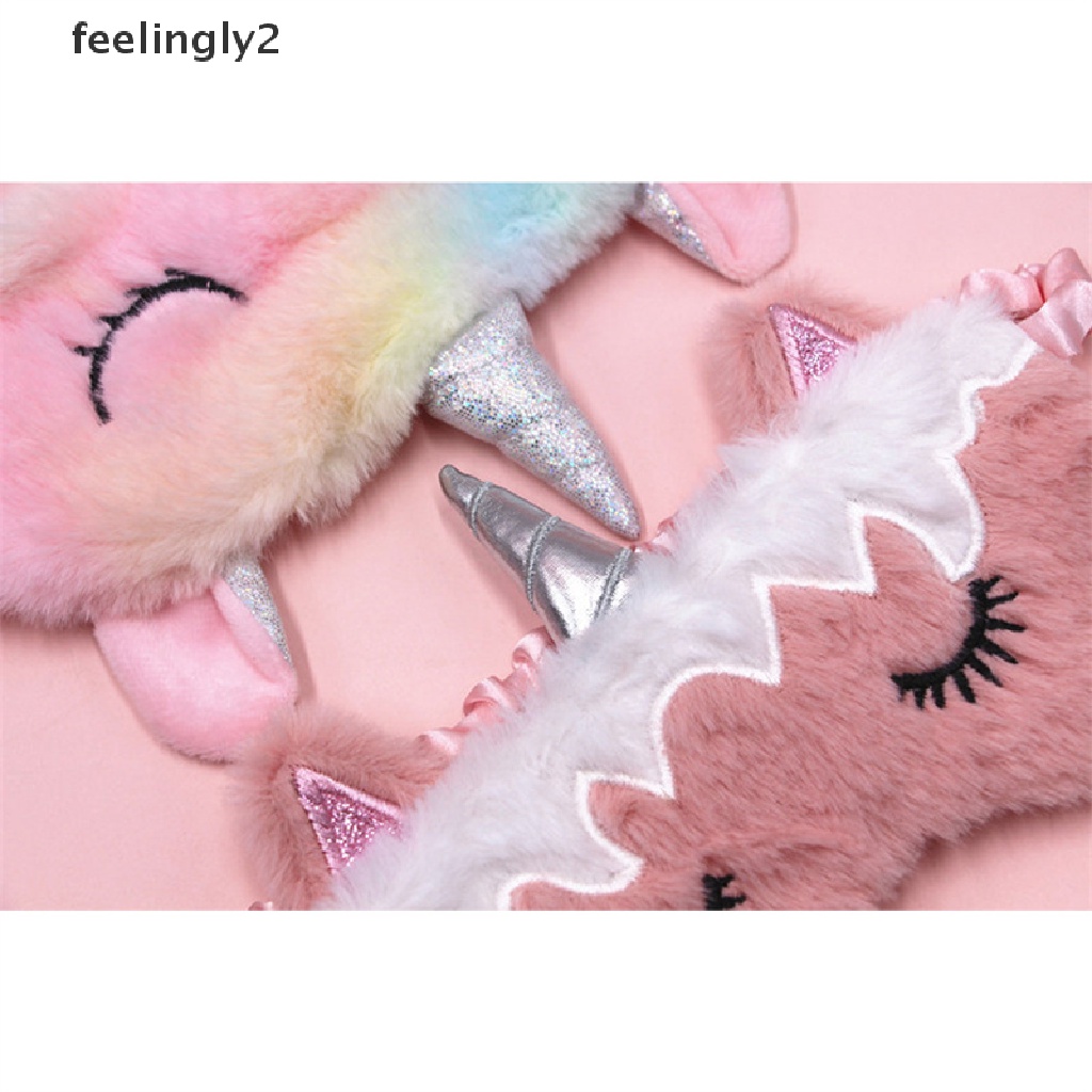 Miếng Bịt Mắt Ngủ Hình Kỳ Lân 3D Phủ Mắt Khi Đi Du Lịch