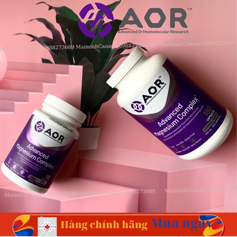 Viên uống AOR Advanced Magnesium Complex 90 viên; 180 viên