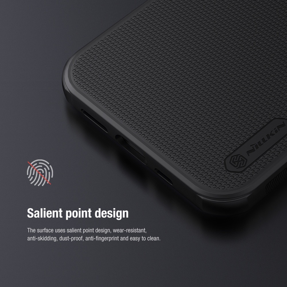 Ốp điện thoại Nillkin dòng Super Frosted Shield Pro cho iPhone 13 Ultra bảo vệ chống va đập chống bám vân tay siêu mỏng
