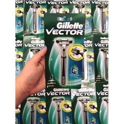 Dao Cạo Râu Gillette Vector 2 lưỡi