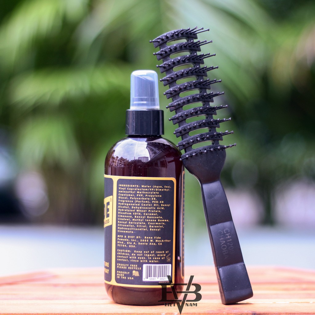 [BONA FIDE PRE STYLING BẢN 2020] Chai xịt tạo phồng tóc Bona Fide Texture Spray 250ml Mỹ + Tặng lược tạo kiểu Chaoba | BigBuy360 - bigbuy360.vn