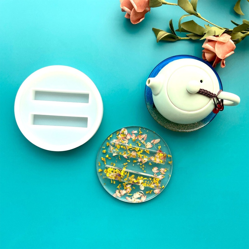 San * Khuôn Silicon Làm Giá Đỡ Điện Thoại / Thẻ Danh Thiếp Trang Trí Văn Phòng Quầy Bartop M