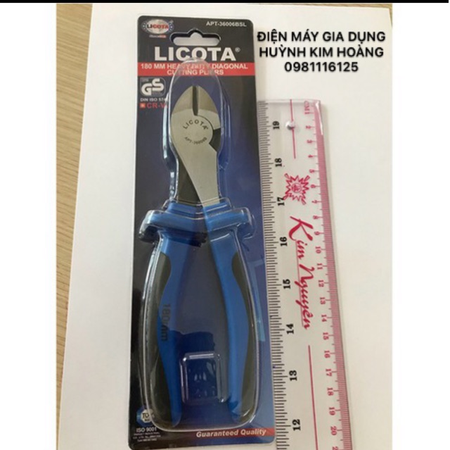 KÌM CẮT ĐIỆN, THÉP CAO CẤP LICOTA 7” 180mm
