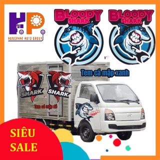 Tem xe tải đẹp ,decal cá mập biển tem rời chống nước dán các loại