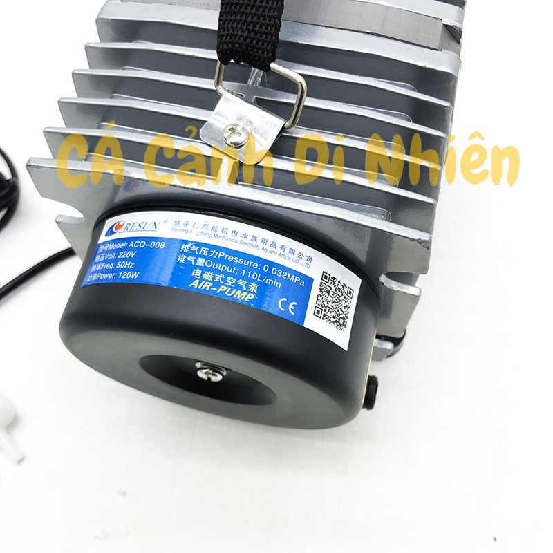 Máy sục sủi thổi khí oxy hồ cá cảnh Resun ACO-008 - Máy Oxy Bể Cá 120W