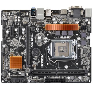 Main Asrock H110M-HDV (Chipset Intel H110/ Socket LGA1151/ VGA onboard)