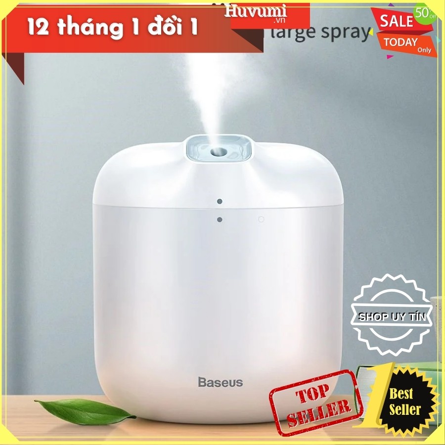 Máy phun sương tạo ẩm Baseus Elephant Humidifier (600ml , Air Diffuser, Large Spray with LED Night Light)