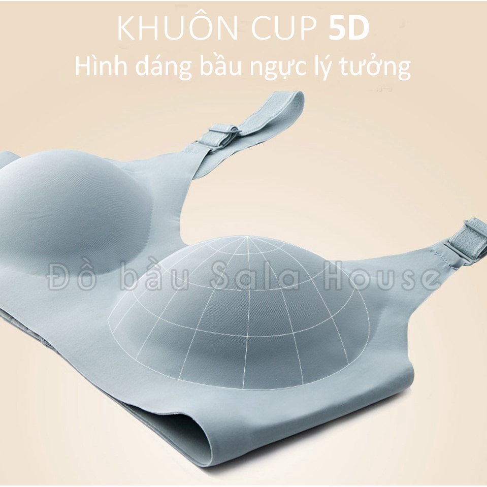 Áo Lót Bầu Su Đúc Không Gọng Êm Mịn Thoáng Mát
