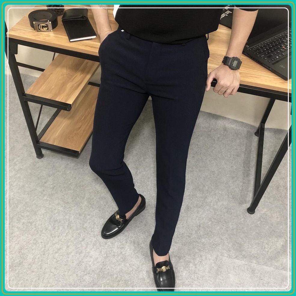 Quần tây - Quần âu nam - Dáng côn trẻ trung, chất vải mềm mịn, dầy dặn, không nhăn, dễ phối đồ với sơ mi | BigBuy360 - bigbuy360.vn