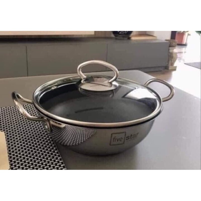 CHẢO SÂU LÒNG CHỐNG DÍNH FIVE STAR 22Cm