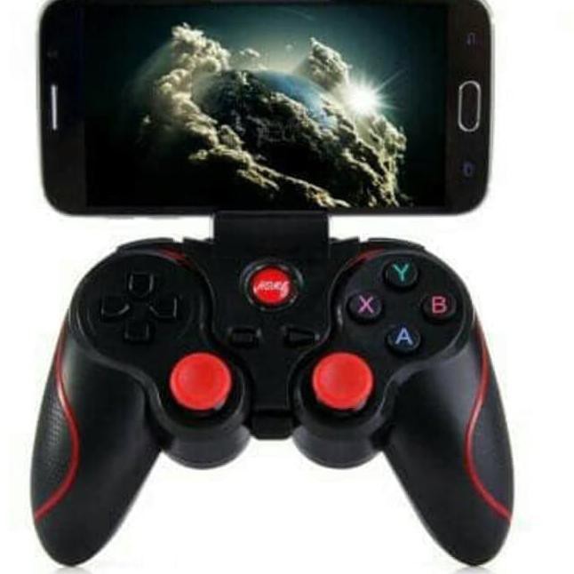 Tay Cầm Chơi Game Bluetooth 07b Cho Android Terios T3 Giá Đỡ