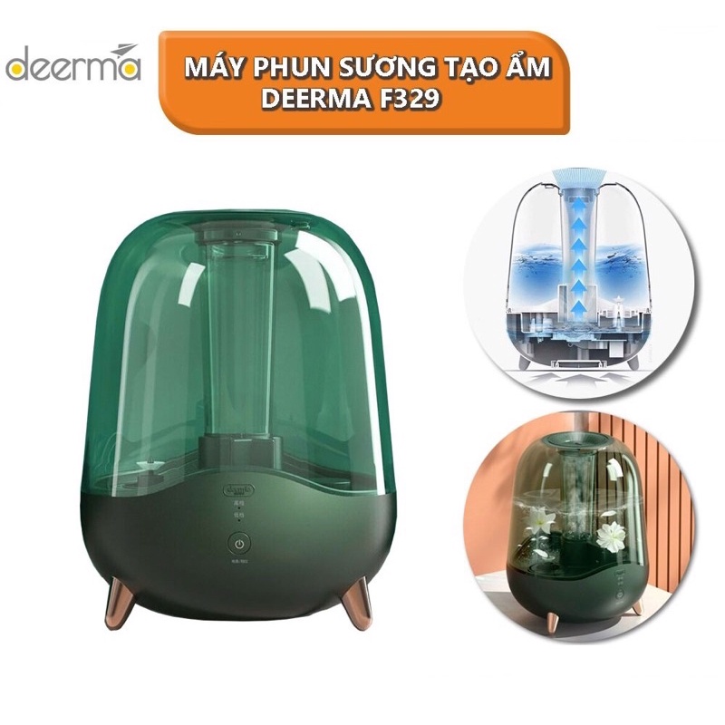 Máy tạo độ ẩm không khí Deerma 5L DEM F329 - Hàng Chính Hãng