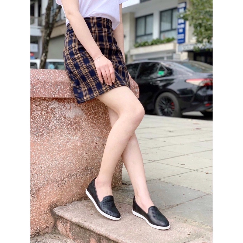 Giày bệt, slipon GE.OX nữ da thật siêu êm