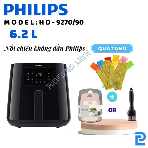 Nồi Chiên Không Dầu Philips HD9270/90 - Hàng chính hãng