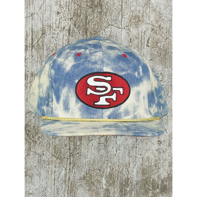 MŨ NÓN SNAPBACK MITCHELL AND NESS NBA ACID WASH DENIM CAP