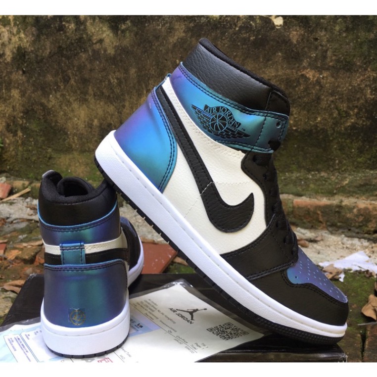 Giày Thể Thao Sneaker Ánh Đôi Màu Cổ Cai Nam Nữ Hàng Cao Cấp