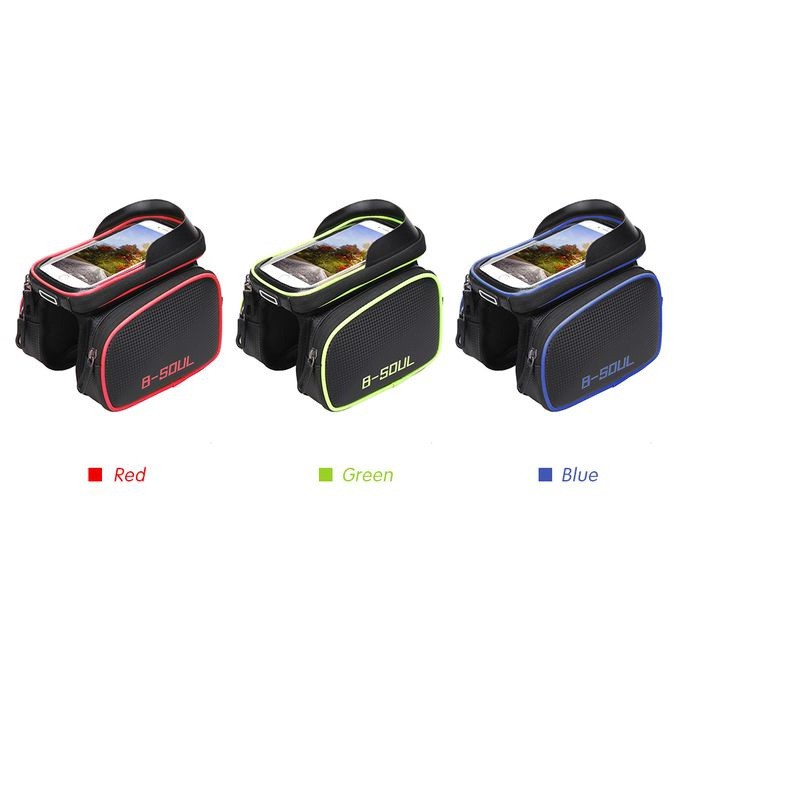 Túi Treo Khung Trước Xe Đạp Thể Thao 3 Ngăn cao cấp B-Soul