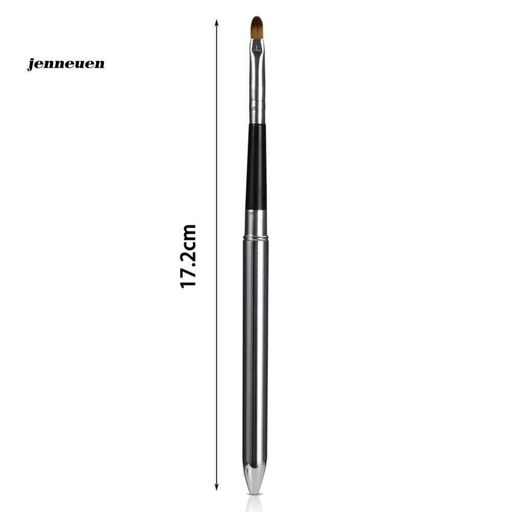 Cọ tô môi tay cầm nhôm có thể gấp gọn