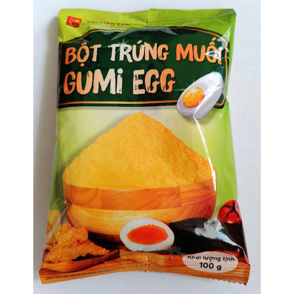 100g BỘT TRỨNG MUỐI LẮC VN TOMATO T&P Gumi Egg Salted Taste Powder ttp-hk