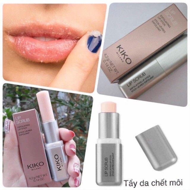 Son tẩy tế bào chết môi Kiko lip scrub