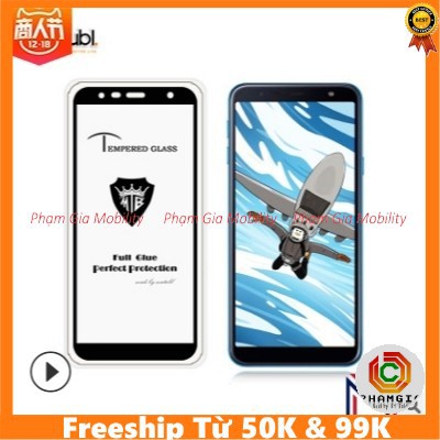 Kính cường lực full màn SamSung J2 Core/J4 Core full keo (có video)