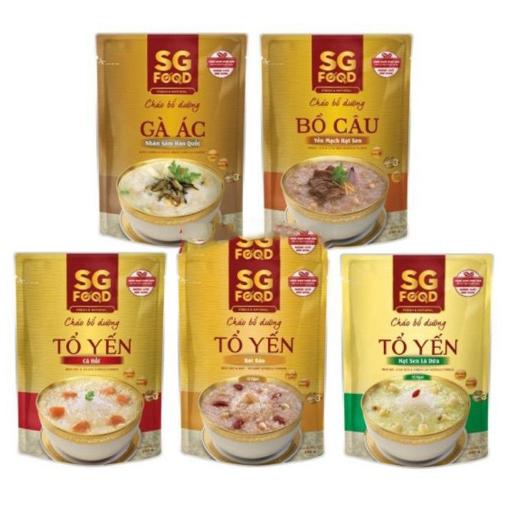 (HCM) CHÁO ĂN DẶM CHO BÉ 10-12 THÁNG SG FOOD