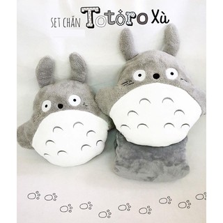 Set chăn gối Totoro Xù