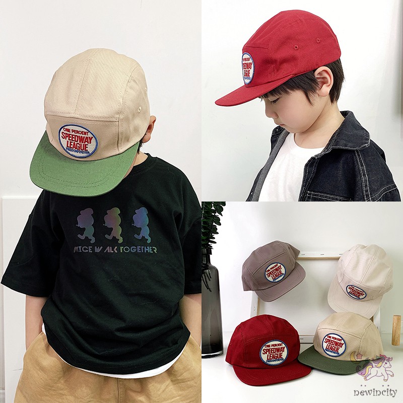 Mũ Lưỡi Trai Thêu Chữ Phong Cách Hiphop Thời Trang Cho Bé