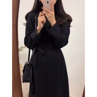 Váy dạ mềm thun eo