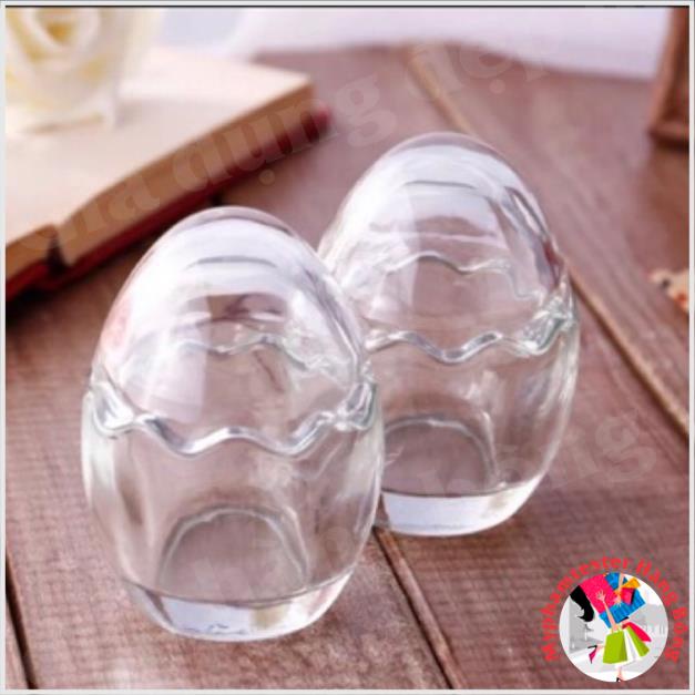 Lọ đựng tăm hình trứng trong suốt sang trọng 8363