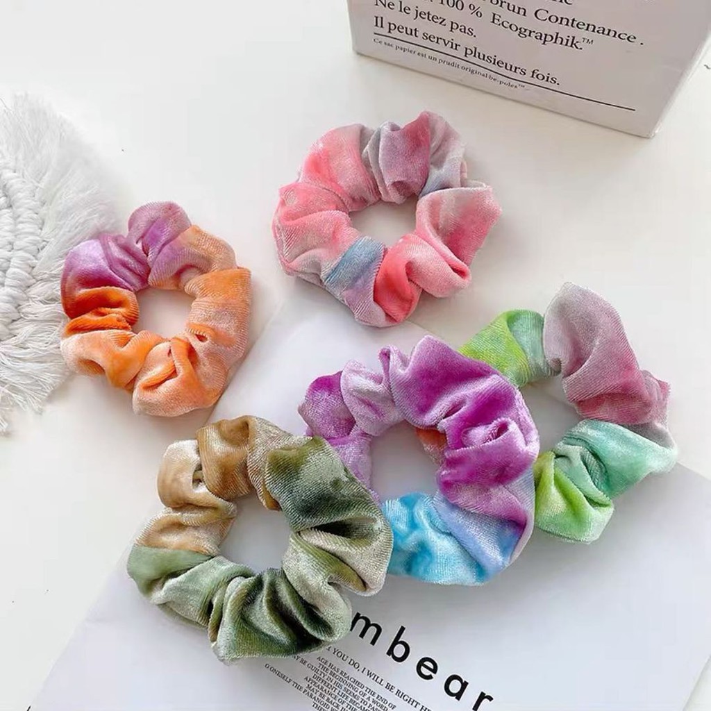 Cột Tóc Nhung Loang Màu - COT1115