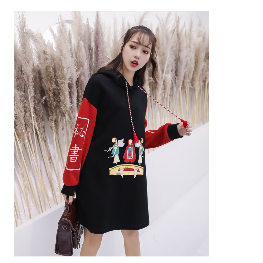 [Order] YAS0322-Áo váy harajuku có mũ trùm đầu | BigBuy360 - bigbuy360.vn