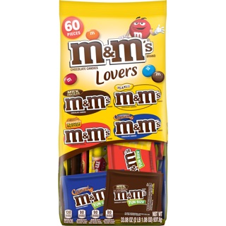 [🇺🇸]60goi-SOCOLA HỖN HỢP M&M-M&M'S Chocolate Candy Fun Size Variety Assorted Mix Bag