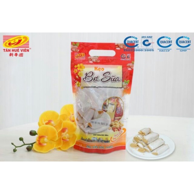 Kẹo bơ sữa đậu phộng Tân Huê Viên