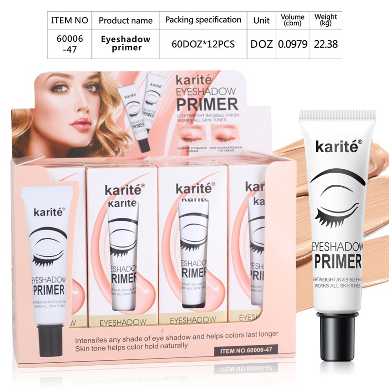 (Hàng Mới Về) Kem Lót Trang Điểm Mắt Chống Thấm Nước Và Mồ Hôi Lâu Trôi Karite | BigBuy360 - bigbuy360.vn